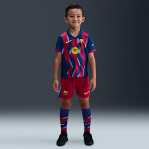 F.C. Barcelona 2025/26 Stadium Fourth Older Kids' Nike Football